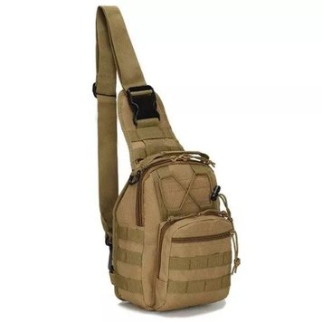 Сумка через плече для прихованого носіння зброї ONE STRAP TrueGuard койот TGBP020-tan фото