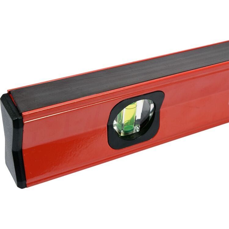 Рівень алюмінієвий з магнітом YATO : L= 100 см. 2 капсули, 1 ручка