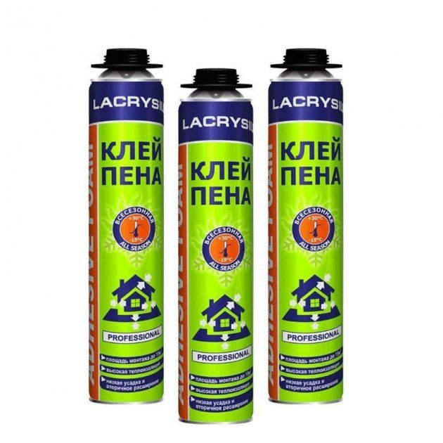 Піна монтажна професійна LACRYSIL  800 мл.