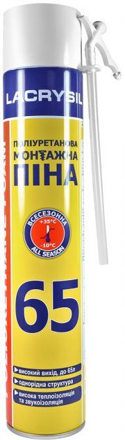 Піна монтажна побутова LACRYSIL 800 мл.