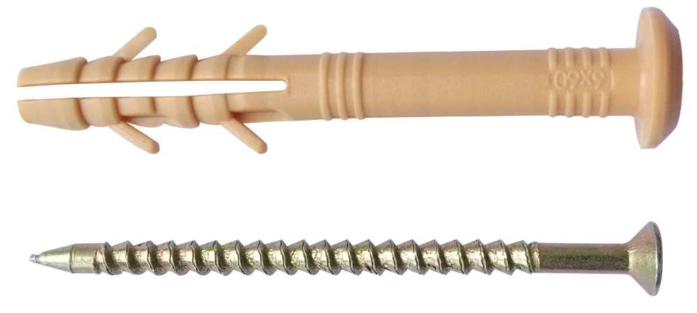 СМ-bе Дюбель 6х40 ПП бурт швид. монтаж