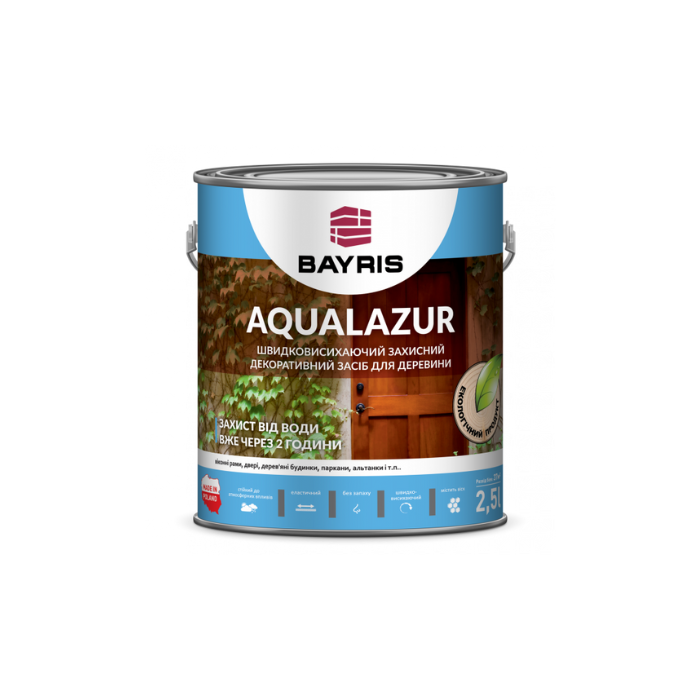 БАЙРІС aqualazur 2,5л полісандр