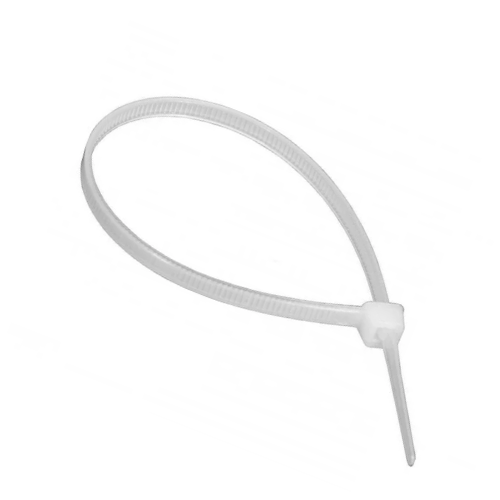 Хомут стяжний капрон. білий 100х2,5 100шт