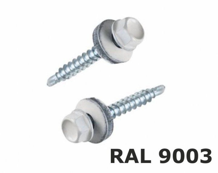 TEX-HF Гвинт 4,8х35 цб RAL 9003 д/дер біло-голуб