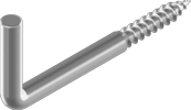Шуруп гак 8,0х90/100 цб MV