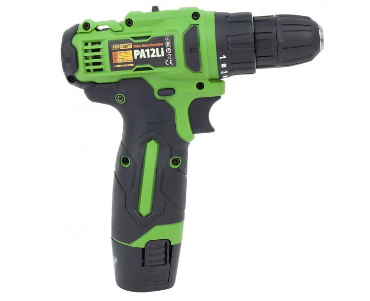 Шуруповерт Procraft PA12Li COMPACT