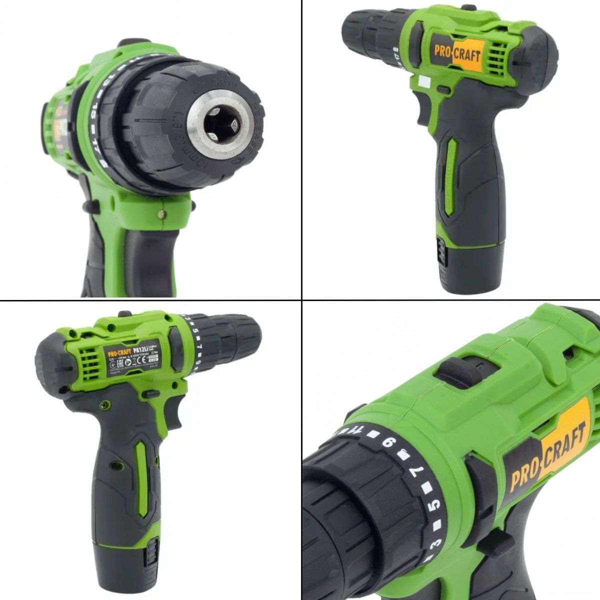 Шуруповерт Procraft PA12Li COMPACT