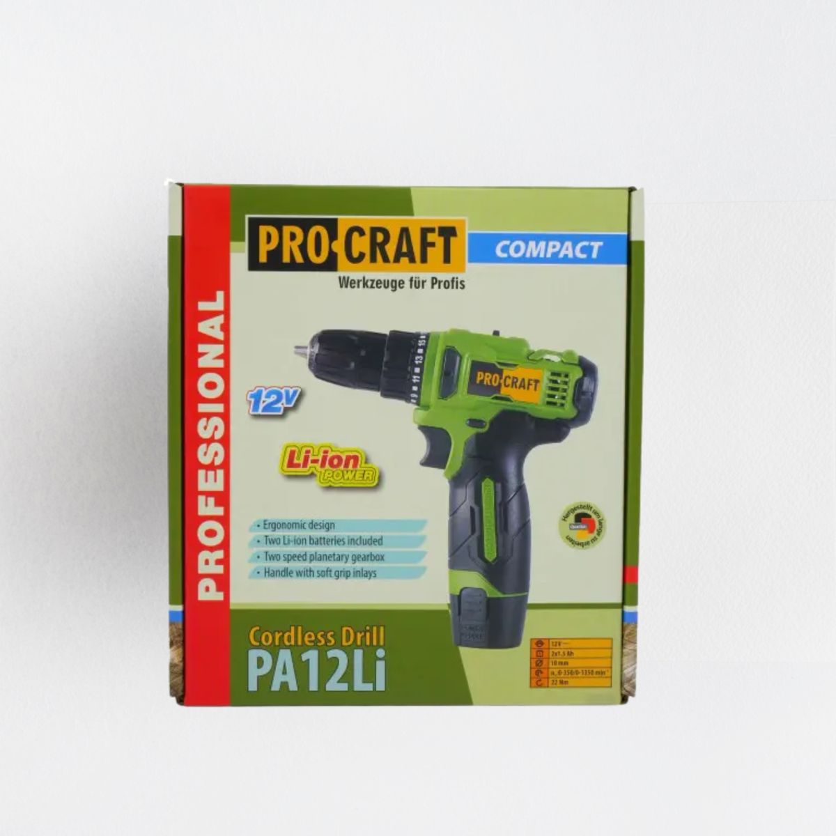 Шуруповерт Procraft PA12Li COMPACT