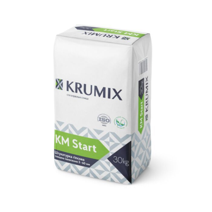 КМ Start KRUMIX Штукатурка гіпсова, 30 кг (40 шт)