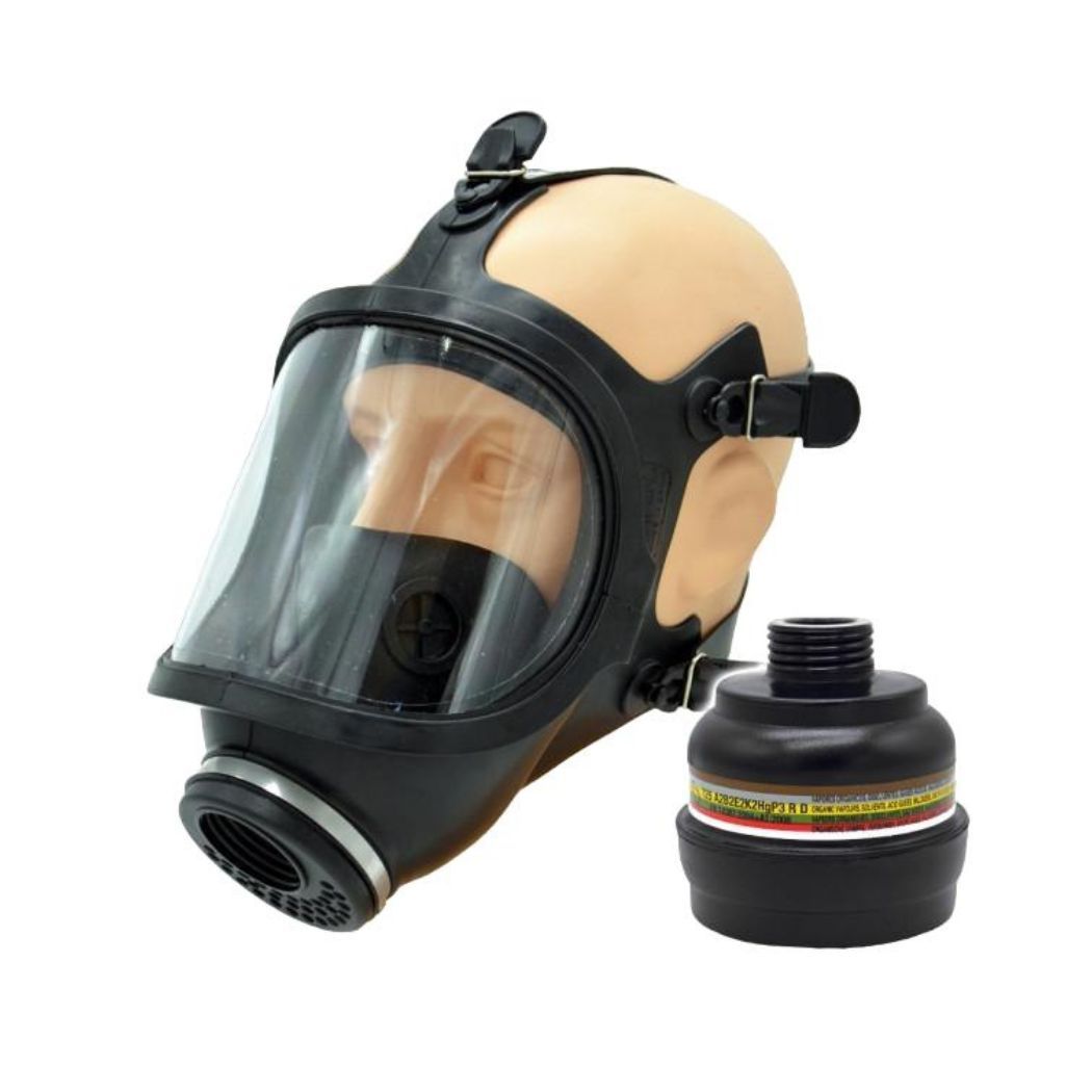 Протигаз. Захисна панорамна маска Protective maskOM-2020 з фільтром NBC-3/SL