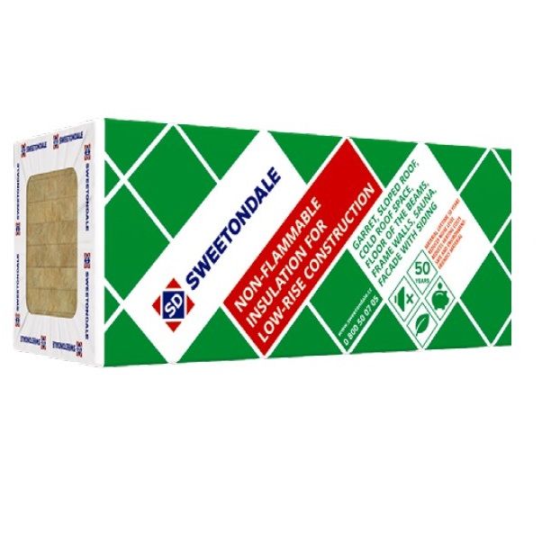 Утеплювач Роклайт 50*600*1200 пл.30 (36уп./пал 5,76 м.кв, 0,288м3)