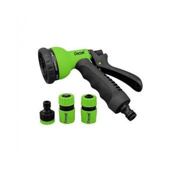 Пістолет-розпилювач+адаптер на 1/2", 3/4" та 2 конектора для шланга 1/2" Gartner