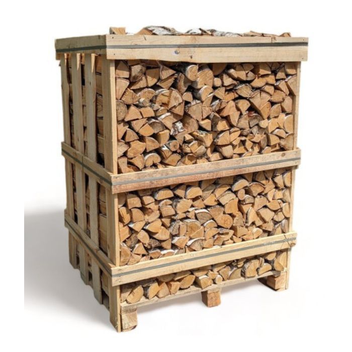 Дрова різані 30см, Береза (палета 1x1x2м);