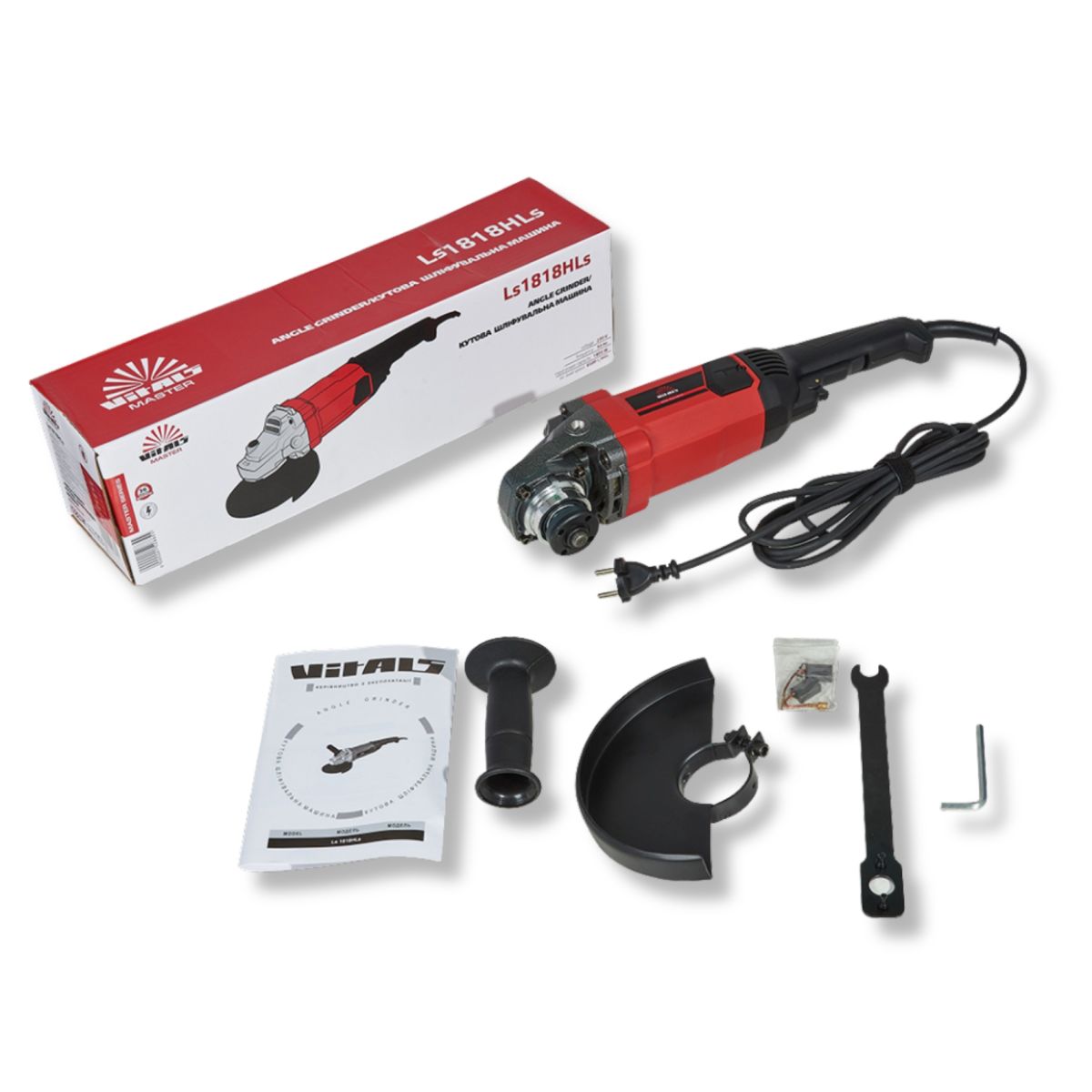 Болгарка (кутова шліфувальна) VITALS Ls 1818HLs