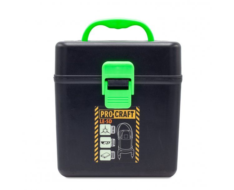 Лазерний рівень Procraft LE-5D зелений діод NEW 2020