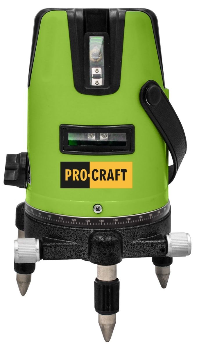 Лазерний рівень Procraft LE-5D зелений діод NEW 2020