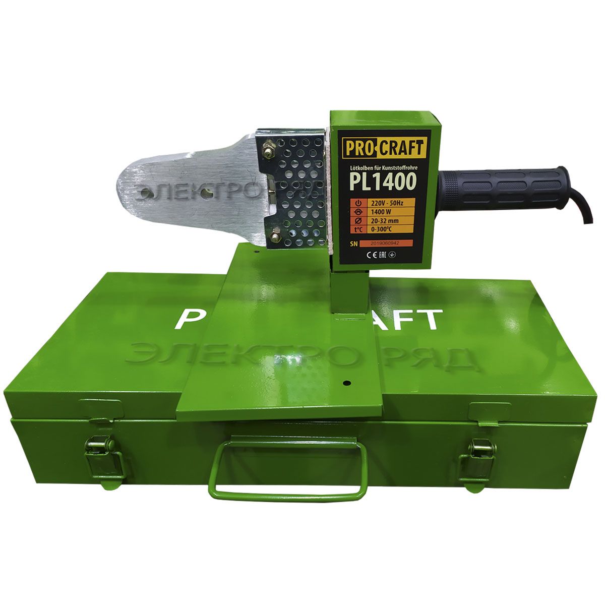 Паяльник для пластикових труб Procraft PL1400