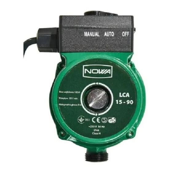 Циркуляційний насос для підвищення тиску з "мокрим" ротором NOWA LCA 15-90