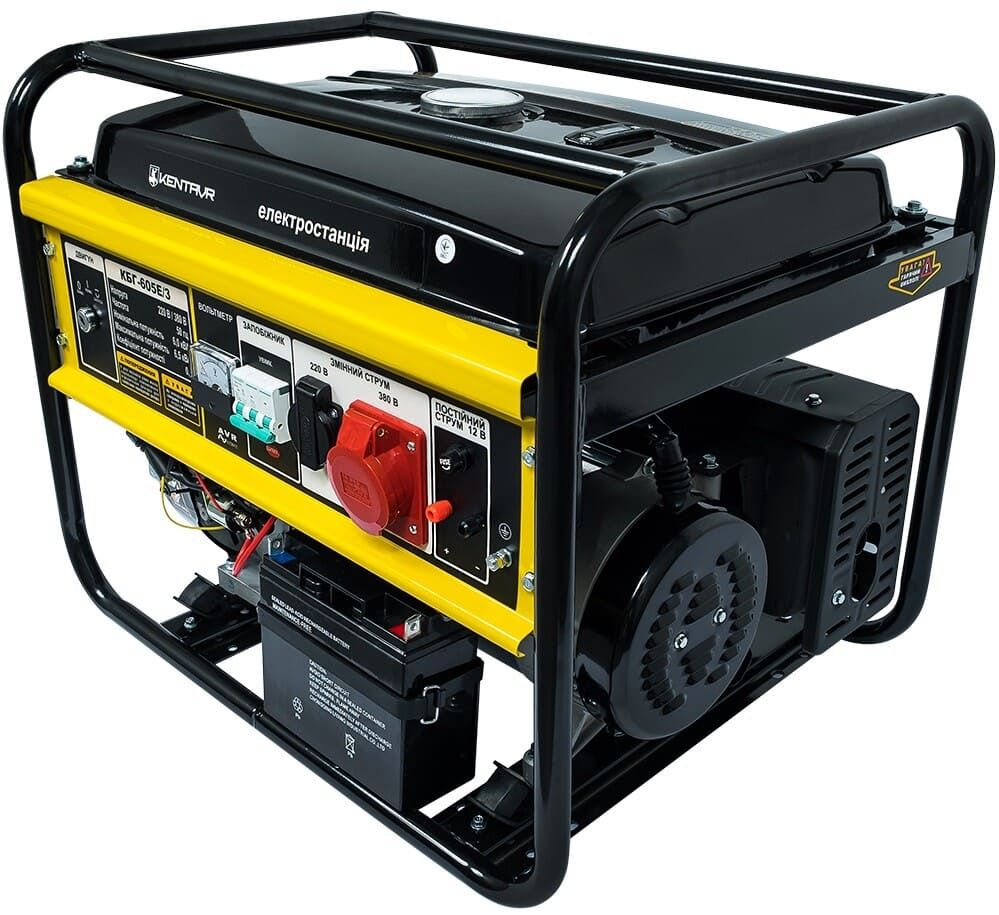 Бензиновий генератор Кентавр КБГ605Е/3