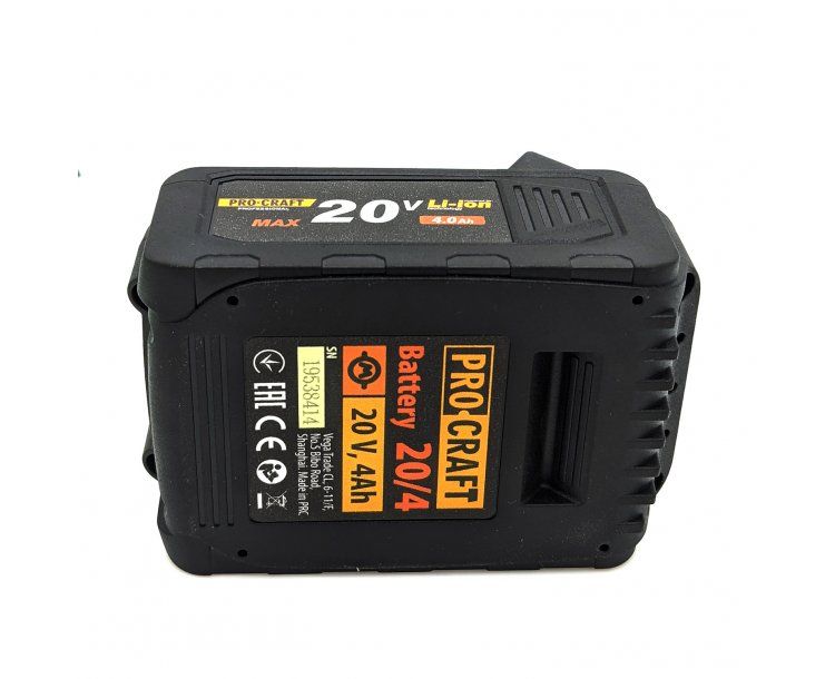 Акумуляторна батарея Procraft Battery20/4 (20В, 4Аг)