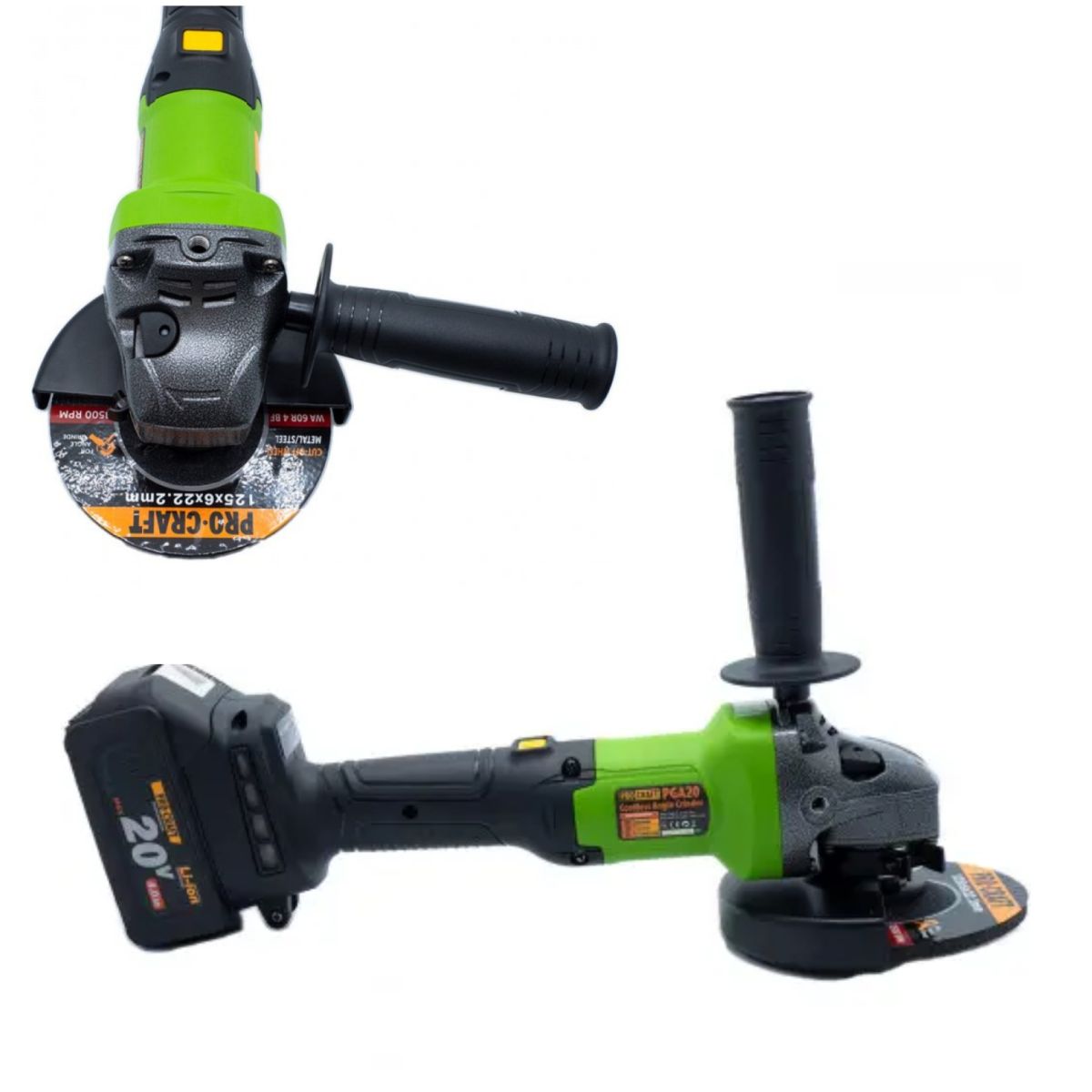 Акумуляторна болгарка Procraft PGA20