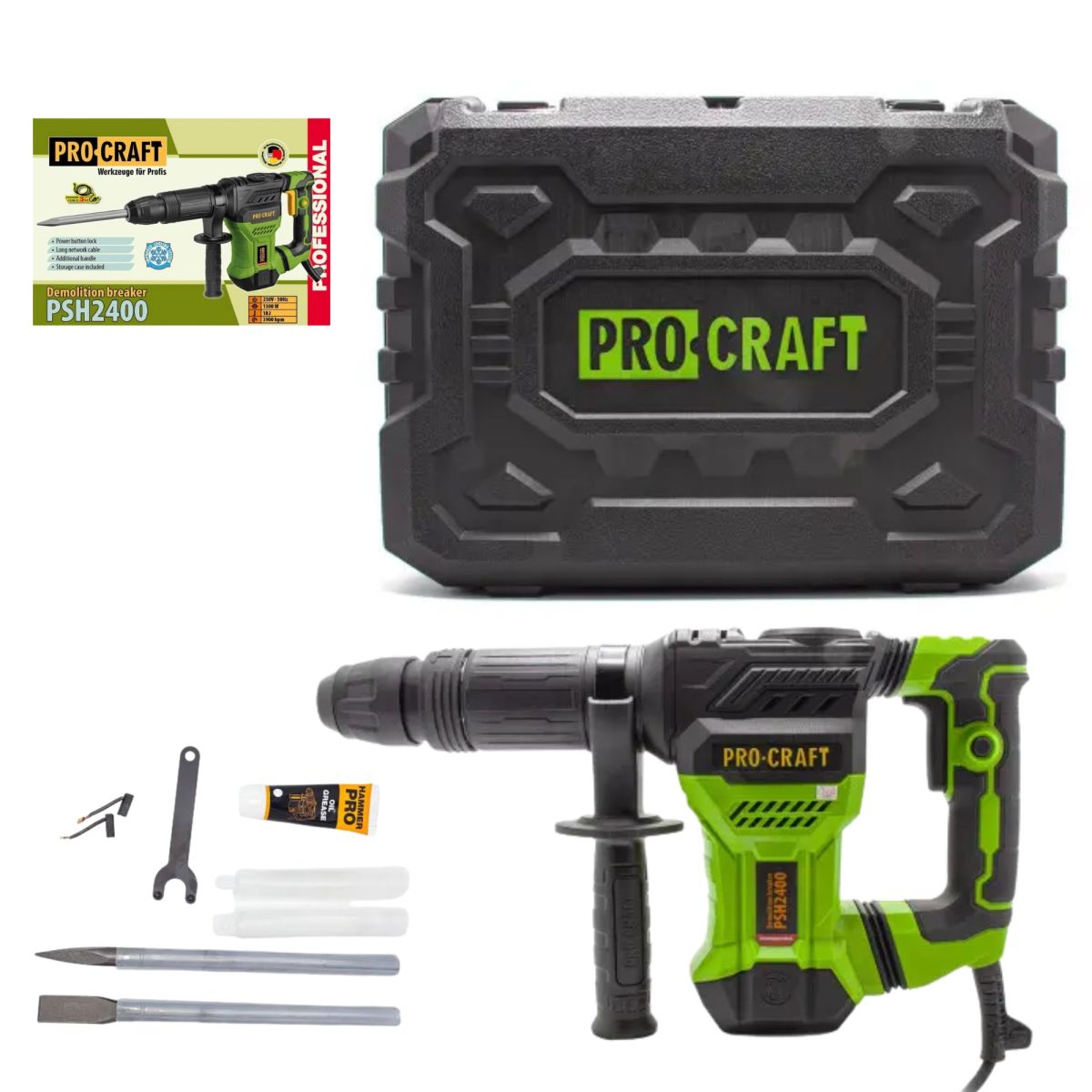 Відбійний молоток ProCraft PSH-2400 Universal