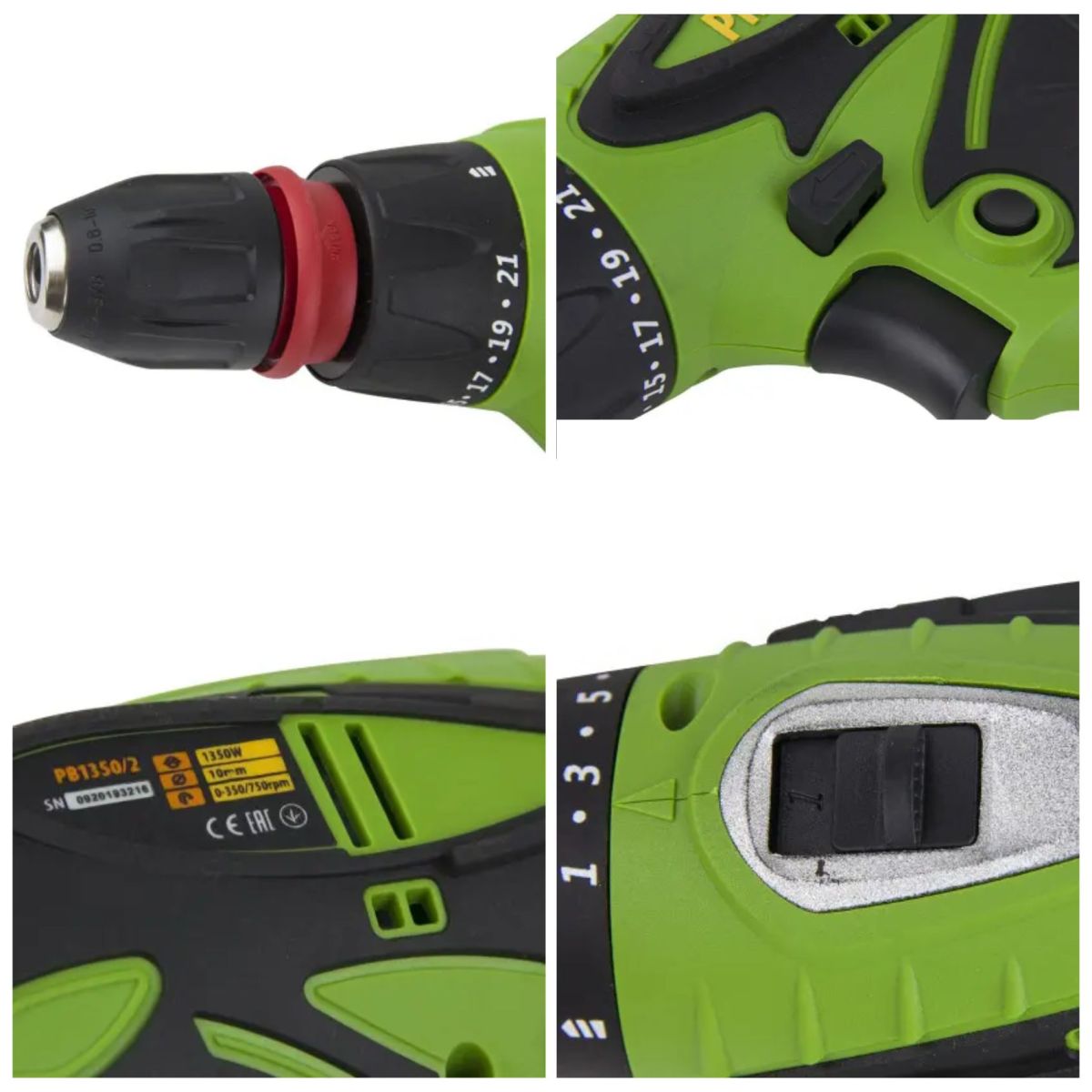 Шуруповерт мережевий Procraft PB1350/2DFR