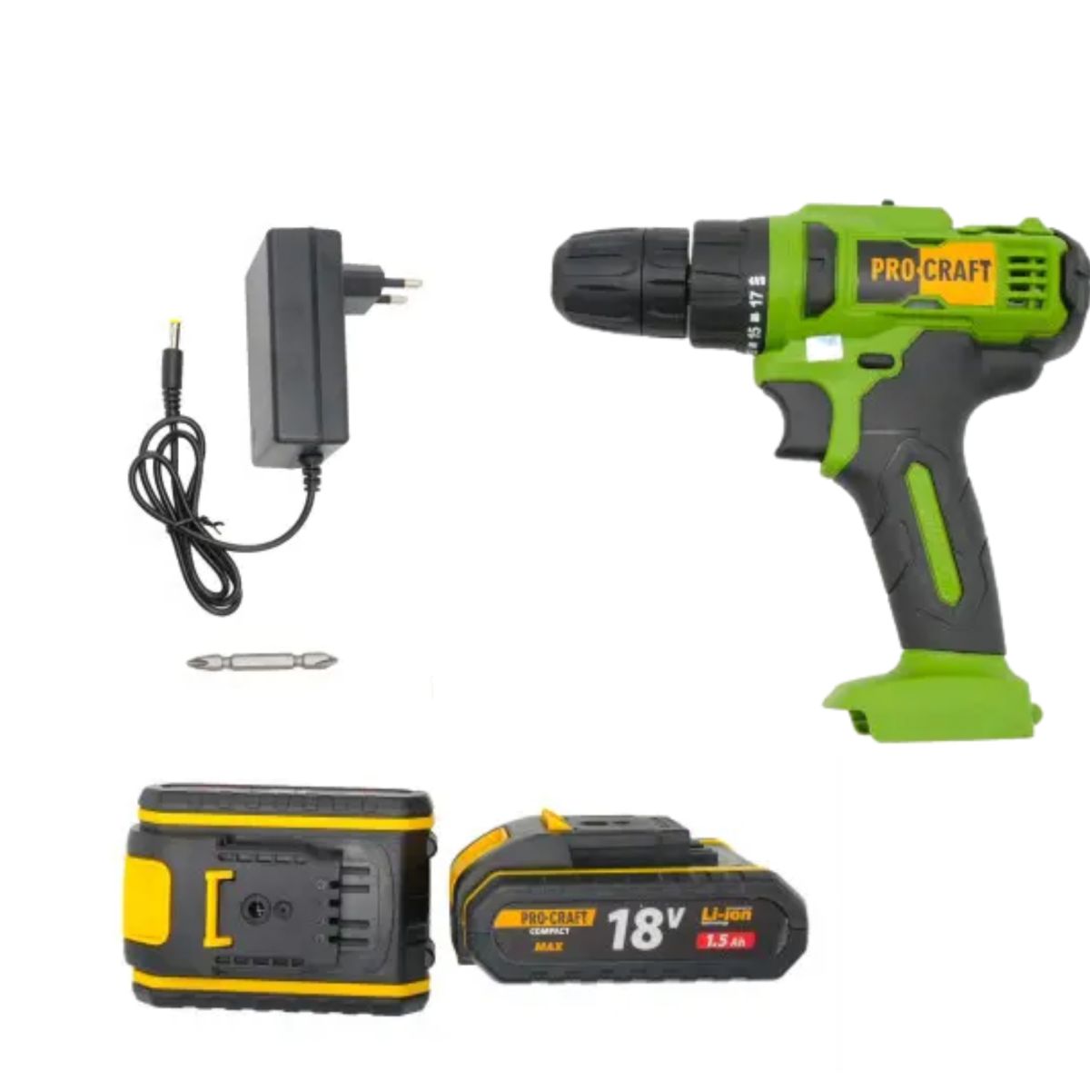 Шурупокрут акумуляторний ProCraft PA18C Compact