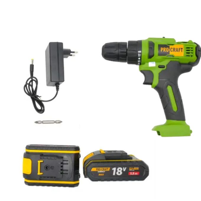 Шурупокрут акумуляторний ProCraft PA18C Compact