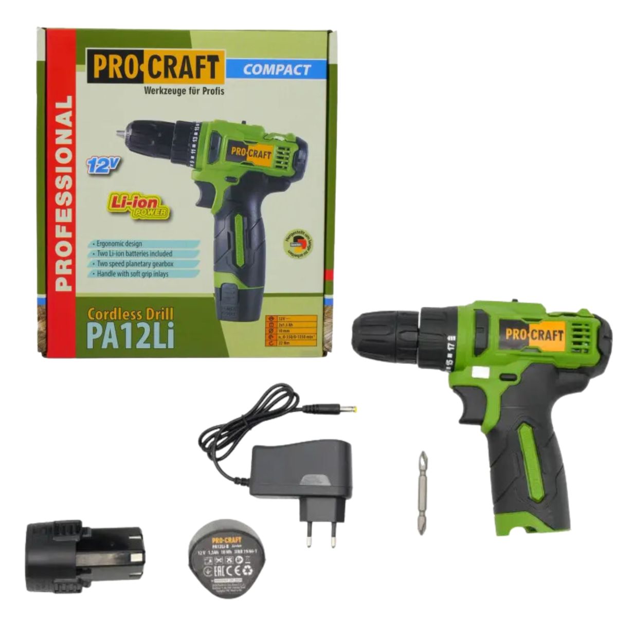 Шурупокрут Procraft PA-12Li