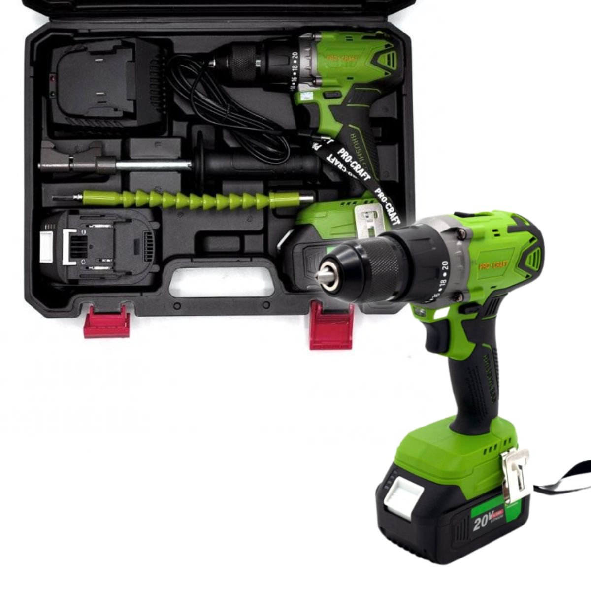 Шуруповерт Procraft Industrial PA18BL Extra