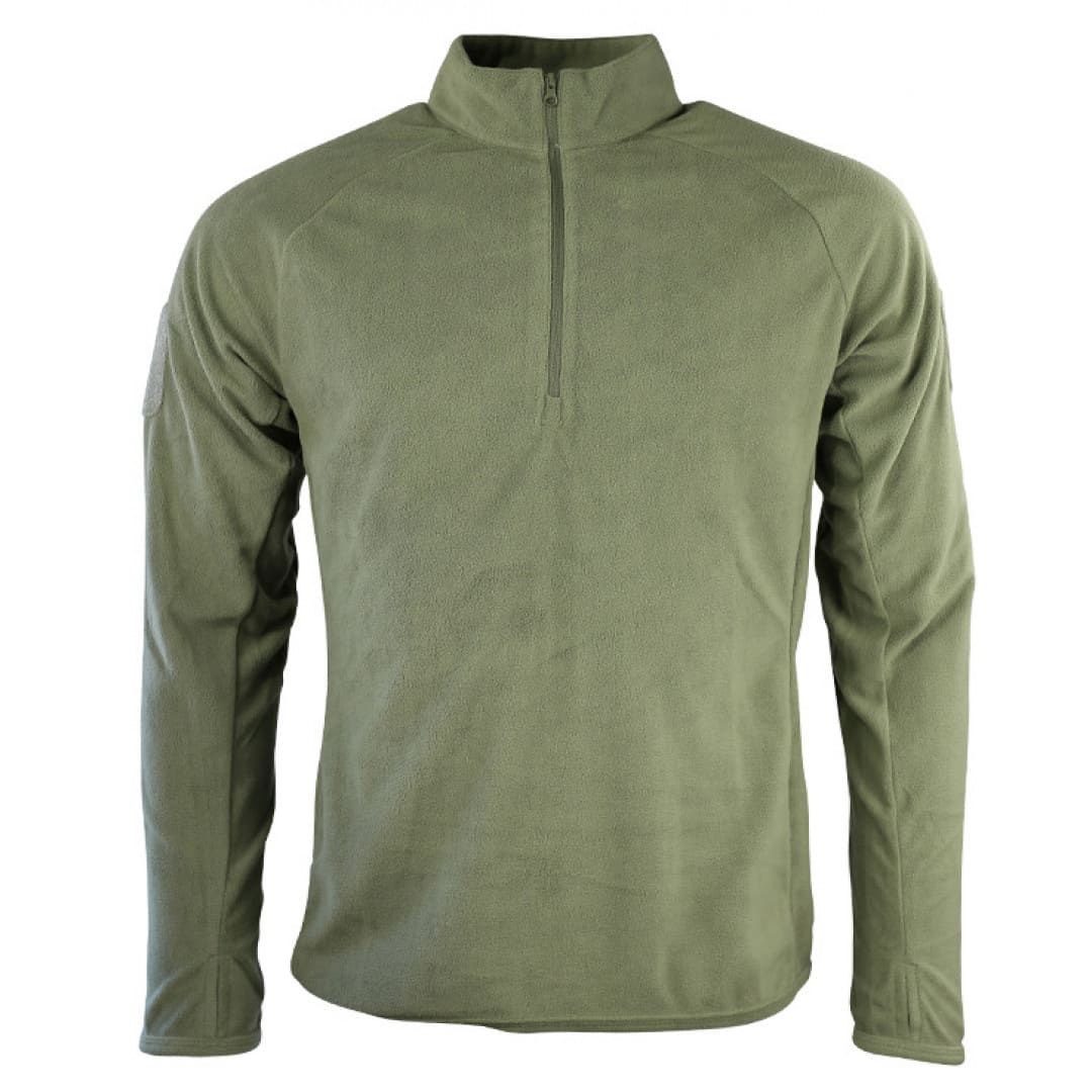 Фліс тактичний KOMBAT UK Alpha Mid-Layer Fleece оливковий, Розмір S