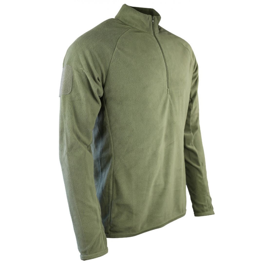 Фліс тактичний KOMBAT UK Alpha Mid-Layer Fleece оливковий, Розмір S