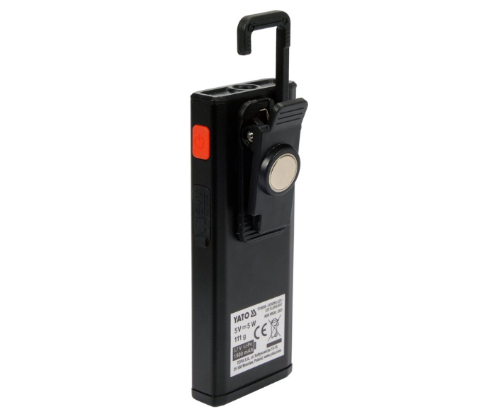 Ліхтар світлодіодний акумуляторний LI-PO 3.7 В, 1500 мА·год, 500 LM, Функція POWERBANK YATO