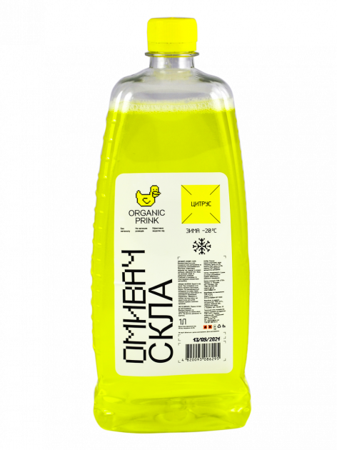 Омивач скла зимовий -20 °С цитрус ПЕТ Organic Рrink 1 л