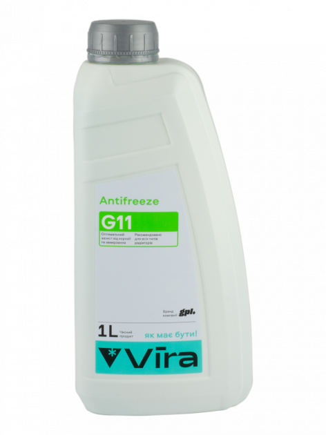 Рідина охолоджувальна Vira -40 °C G11 зелений 1 кг