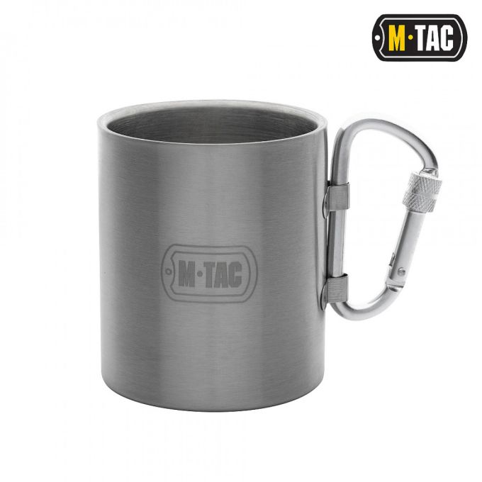Термокружка M-Tac з карабіном нержавійка