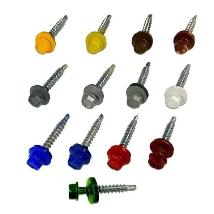 TEX-HF Гвинт 4,8х50 цб RAL 8019 д/дер тем.шоколад