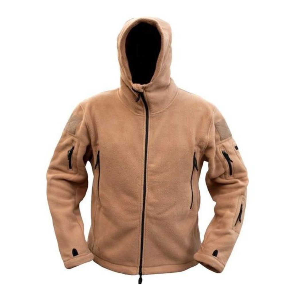 Фліс тактичний KOMBAT UK Recon Hoodie койот, Розмір S