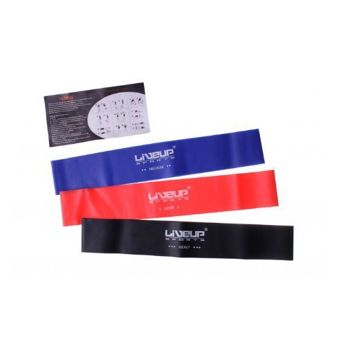 Набір фітнес гумок LiveUp LOOP BAND SET L/M/H