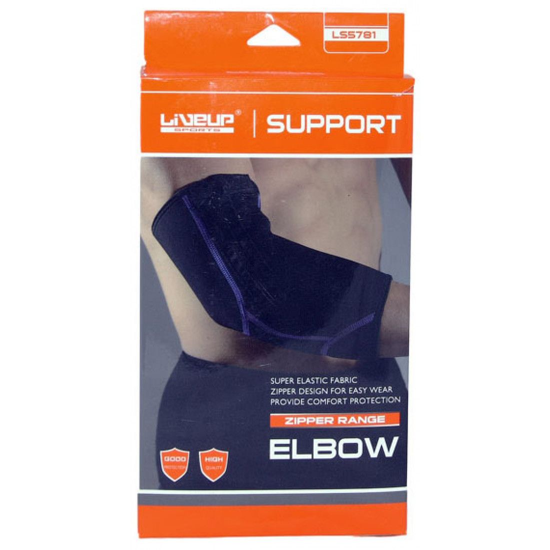 Фіксатор ліктя LiveUp ELBOW SUPPORT L/XL чорний