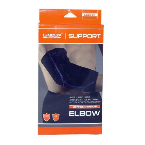 Фіксатор ліктя LiveUp ELBOW SUPPORT S/M чорний