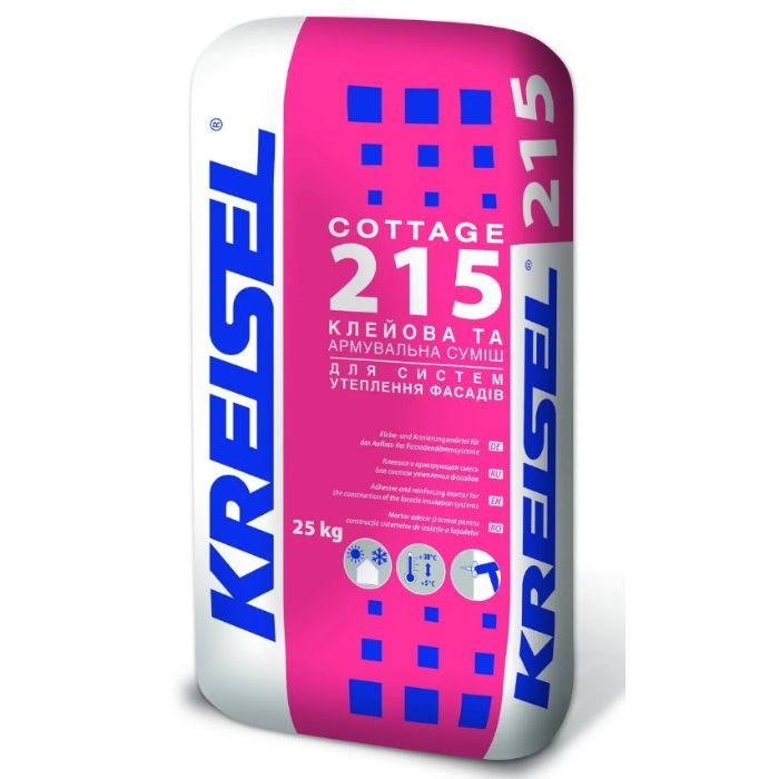 Суміш для приклеювання та армування ППС та МВ 215, 25 кг (42 шт)