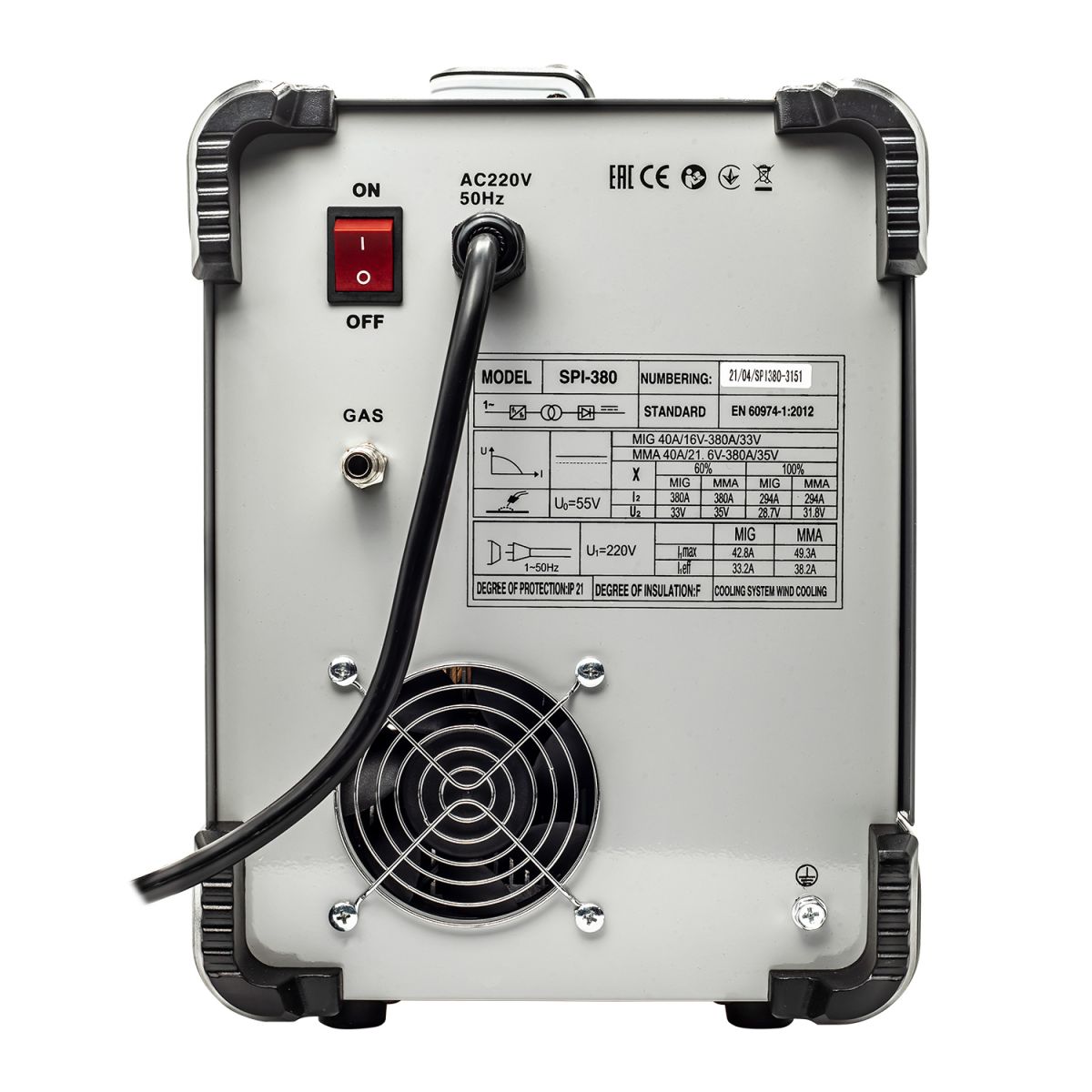 Інверторний зварювальний напівавтомат Procraft industrial SPI380 Long Range