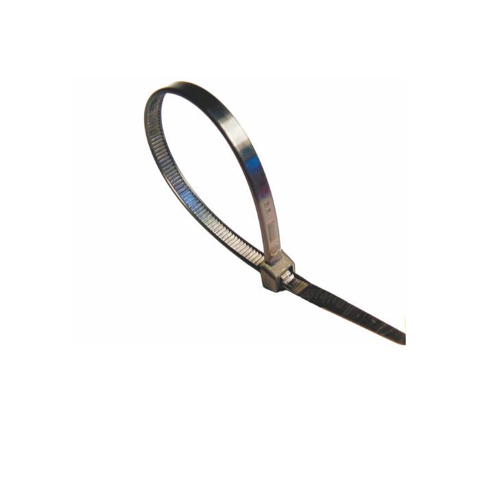 Хомут стяжний капрон.UV чорний 300х4,8 100шт