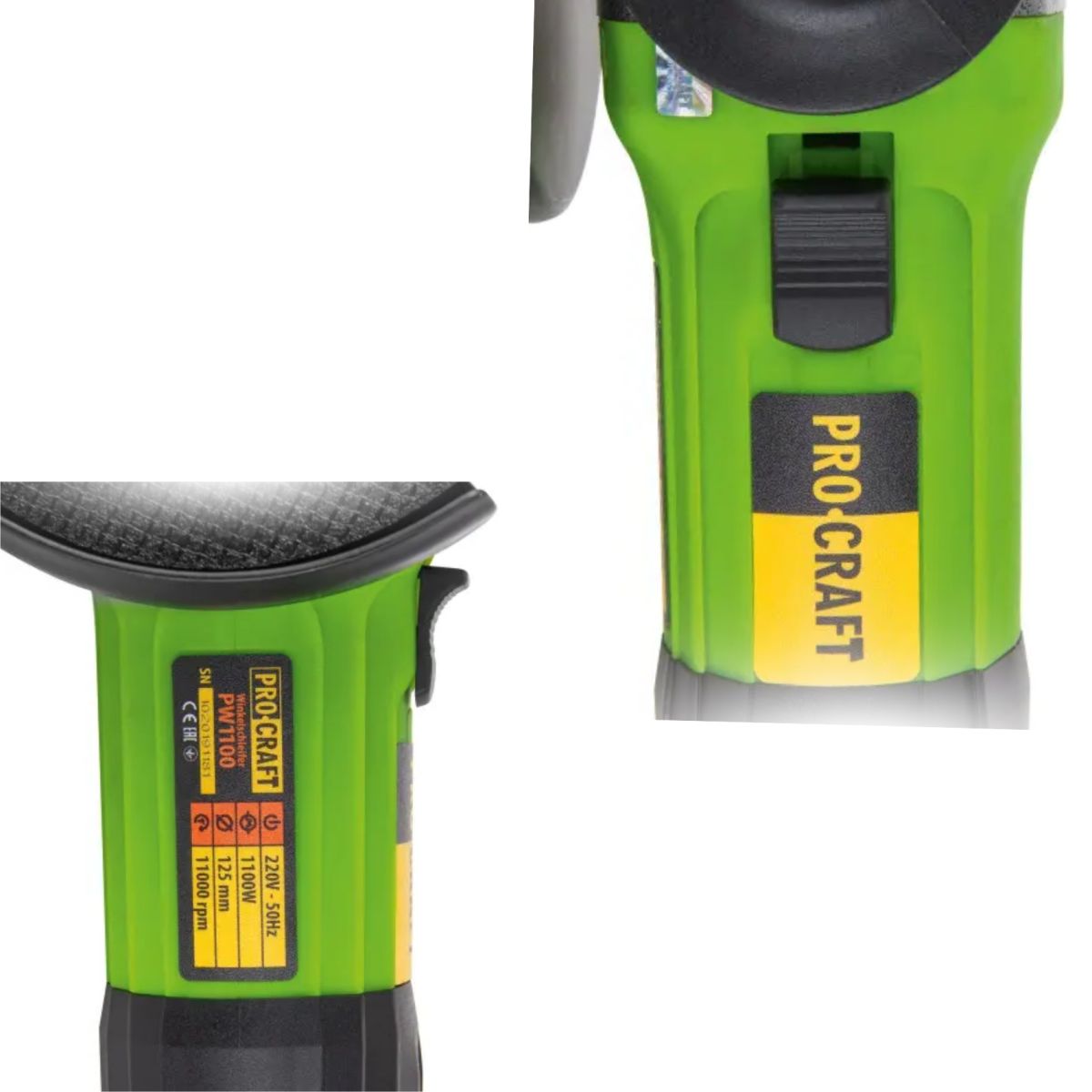 Кутошліфувальна машина Procraft PW1100 125 мм