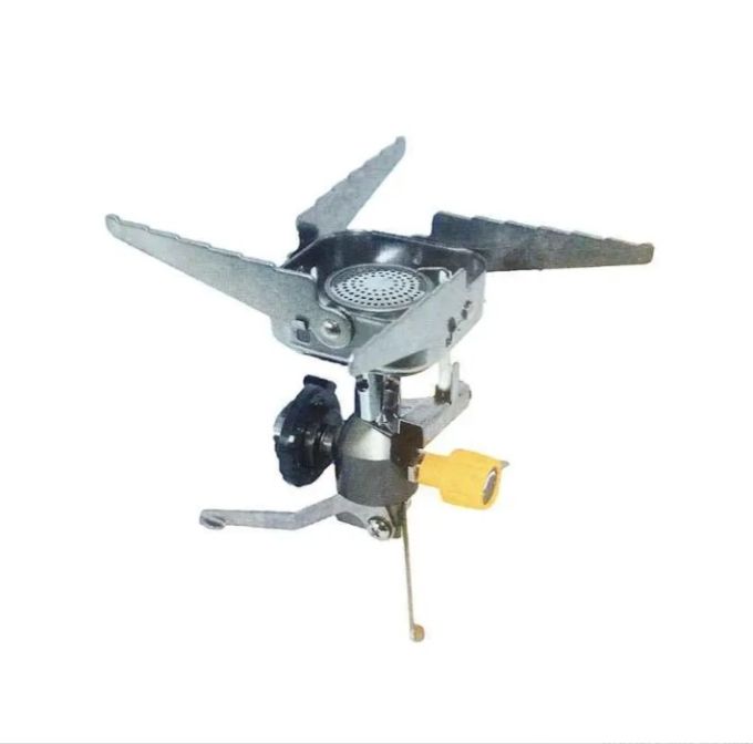 Газова піч туристична 140 г/год (1,88 кВт), п'єзопідпал, байонетне з'єднання, вага 275 г, ТМ Kubis