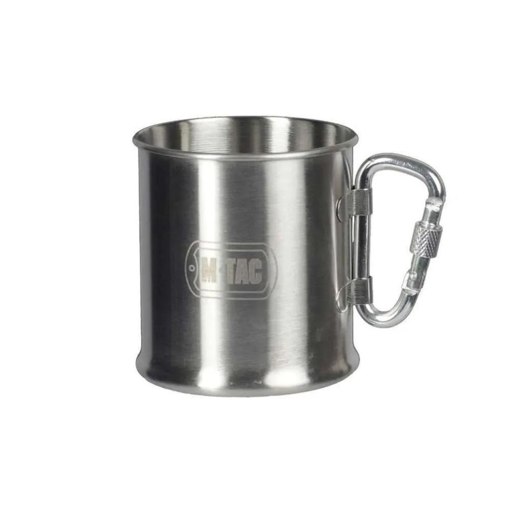 Кружка M-Tac з карабіном нержавіюча