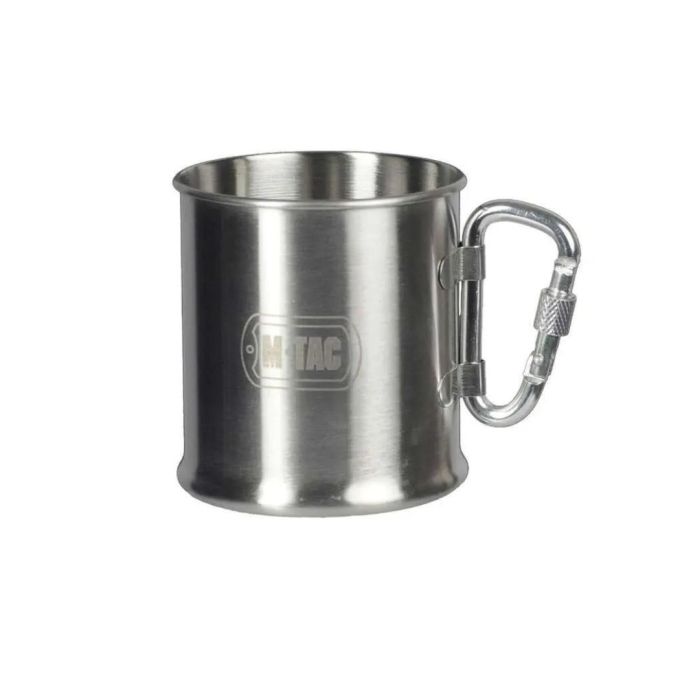 Кружка M-Tac з карабіном нержавіюча