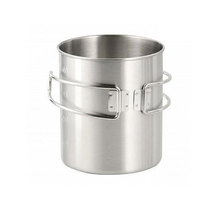 Кружка M-Tac з нержавіючої сталі похідна 450 мл зі складною ручкою